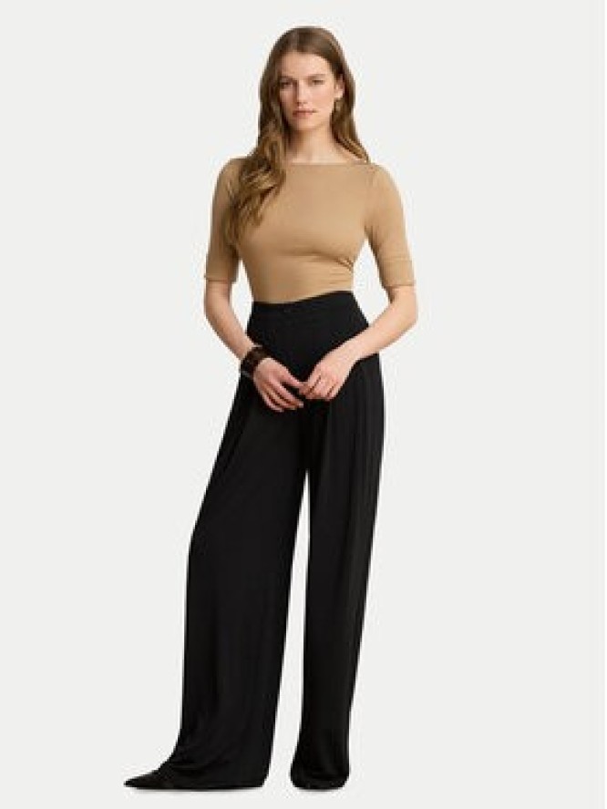 LAUREN RALPH LAUREN Bluzka 200654963504 Beżowy ciemny Slim Fit