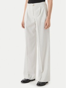 HUGO Spodnie materiałowe Hejuly 50559202 Biały Loose Fit