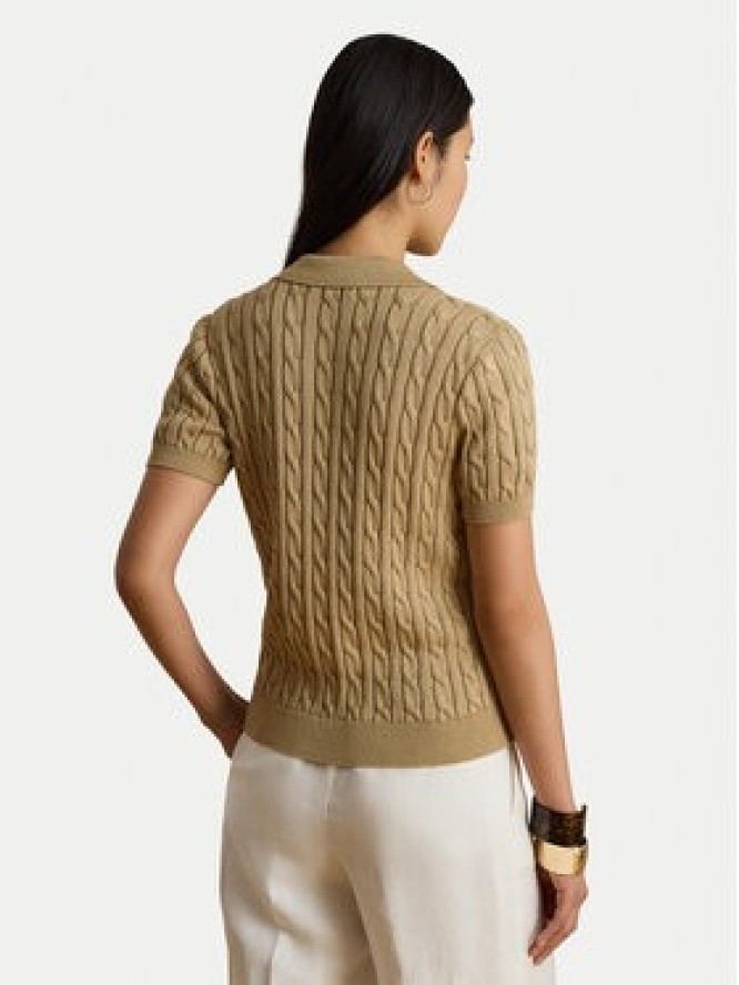 LAUREN RALPH LAUREN Polo 200P14041006 Beżowy Regular Fit
