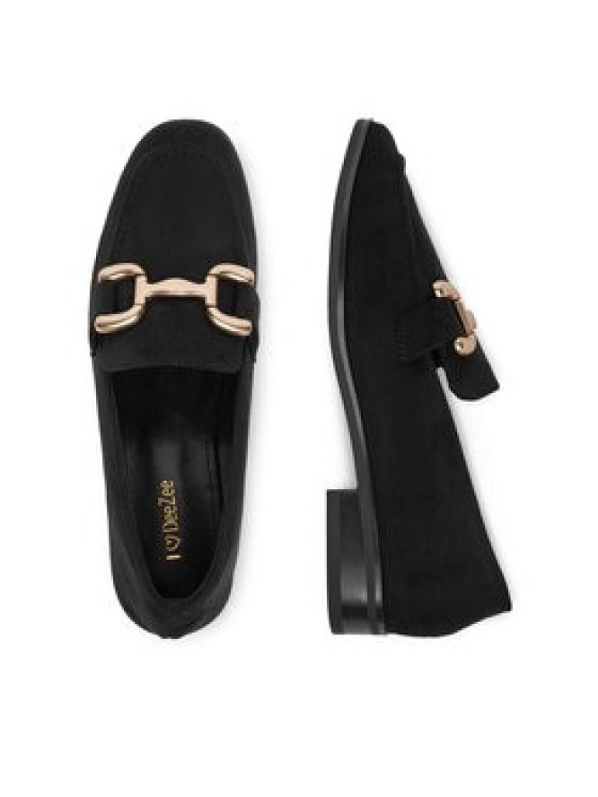 DeeZee Mokasyny RD2 Czarny