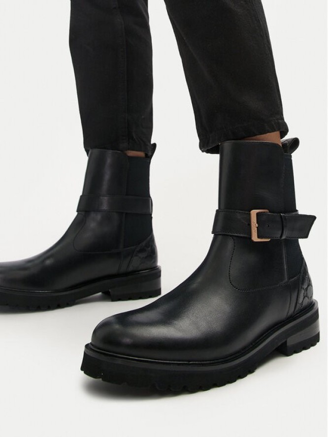 JOOP! Botki Chelsea 4140007699 Czarny