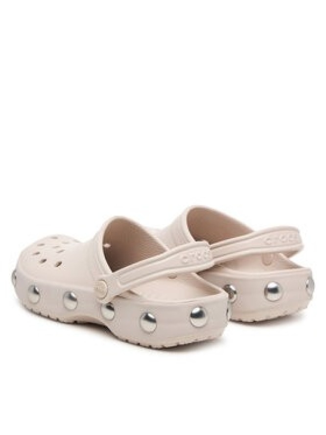 Crocs Klapki Classic Big Studded Clog 214236 Kremowy