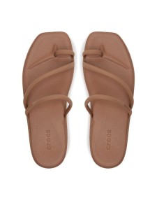 Crocs Japonki Miami Toe Loop Sandal 209862 Brązowy