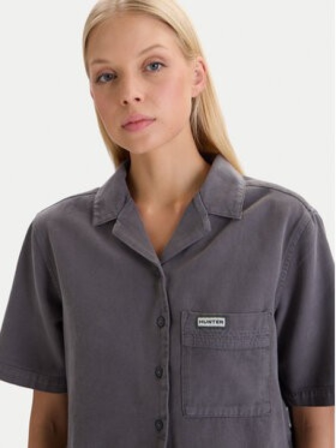 Hunter Koszula W126-HRLST-1011-42X Szary Regular Fit