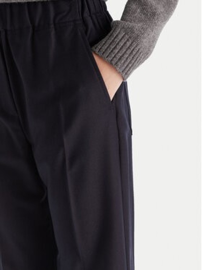 Weekend Max Mara Spodnie materiałowe Hataley 2525136022 Granatowy Regular Fit