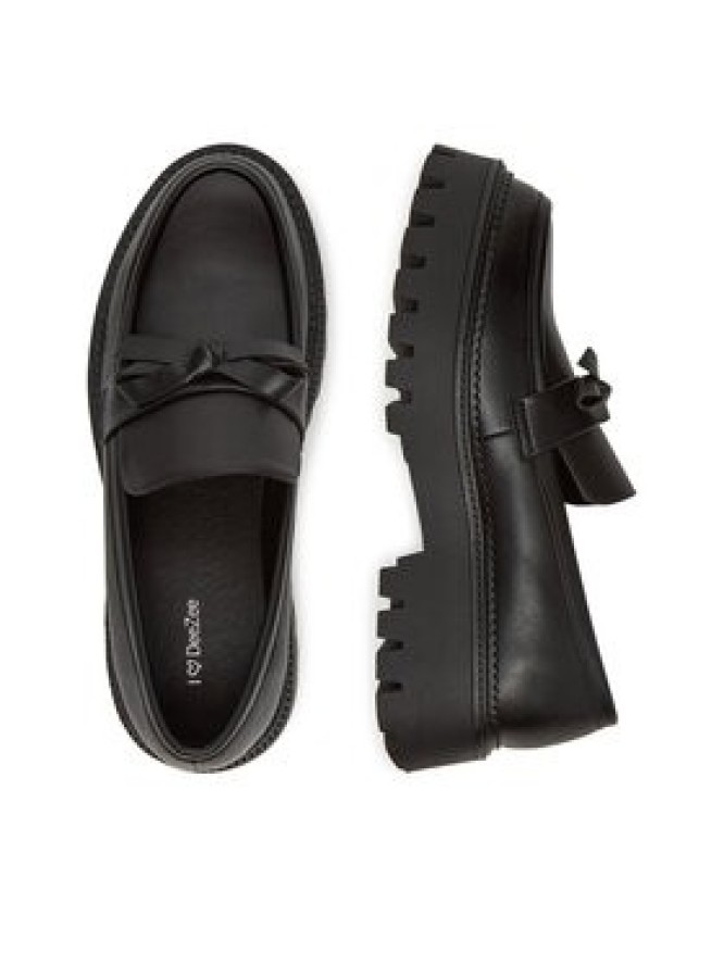DeeZee Loafersy HY69907-3 Czarny