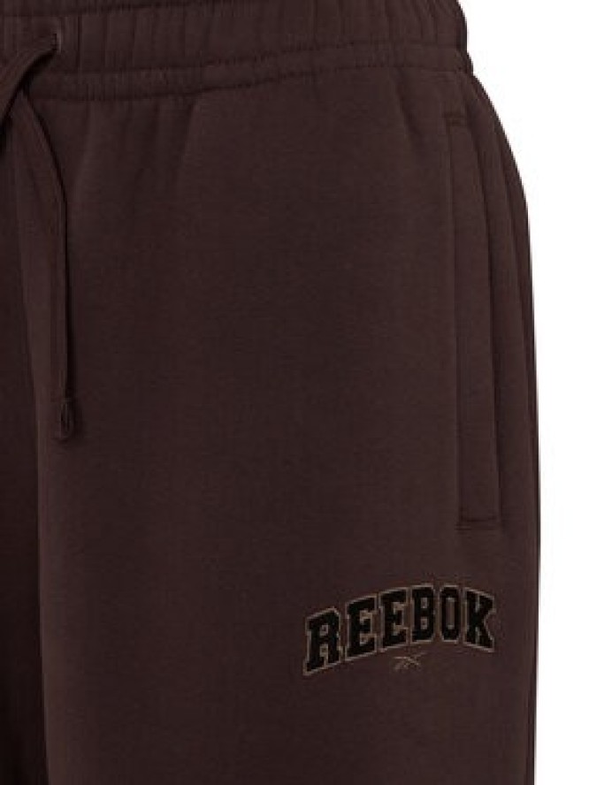 Reebok Spodnie dresowe Iza RK25687CCW Brązowy ciemny Regular Fit