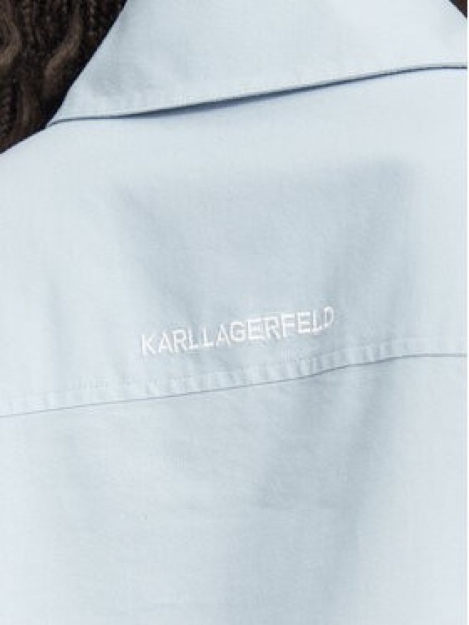 KARL LAGERFELD Koszula B3W11030 Niebieski jasny Regular Fit