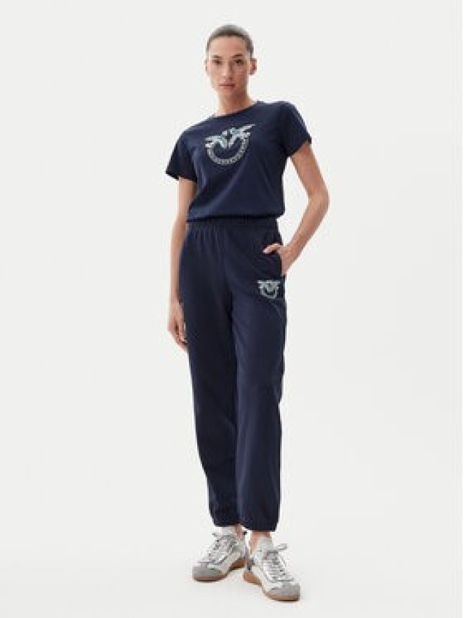 PINKO Spodnie dresowe Plumcake 104790 A2G8 Granatowy Regular Fit