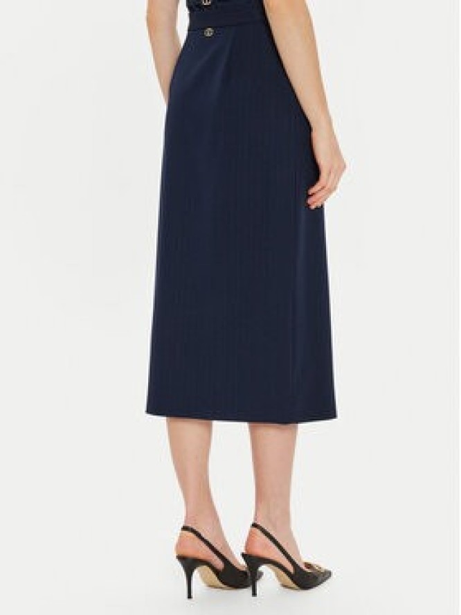 TWINSET Spódnica ołówkowa 242TP2153 Granatowy Regular Fit