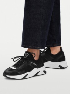 Guess Sneakersy Geniver2 FLPGE2 FAB12 Czarny