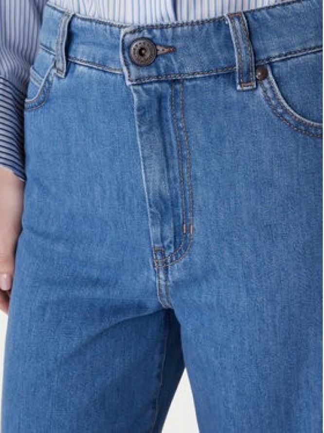 Weekend Max Mara Jeansy Vega 2615181041 Niebieski Wide Leg