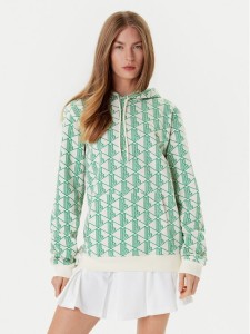 Lacoste Bluza SH2855 Zielony Classic Fit