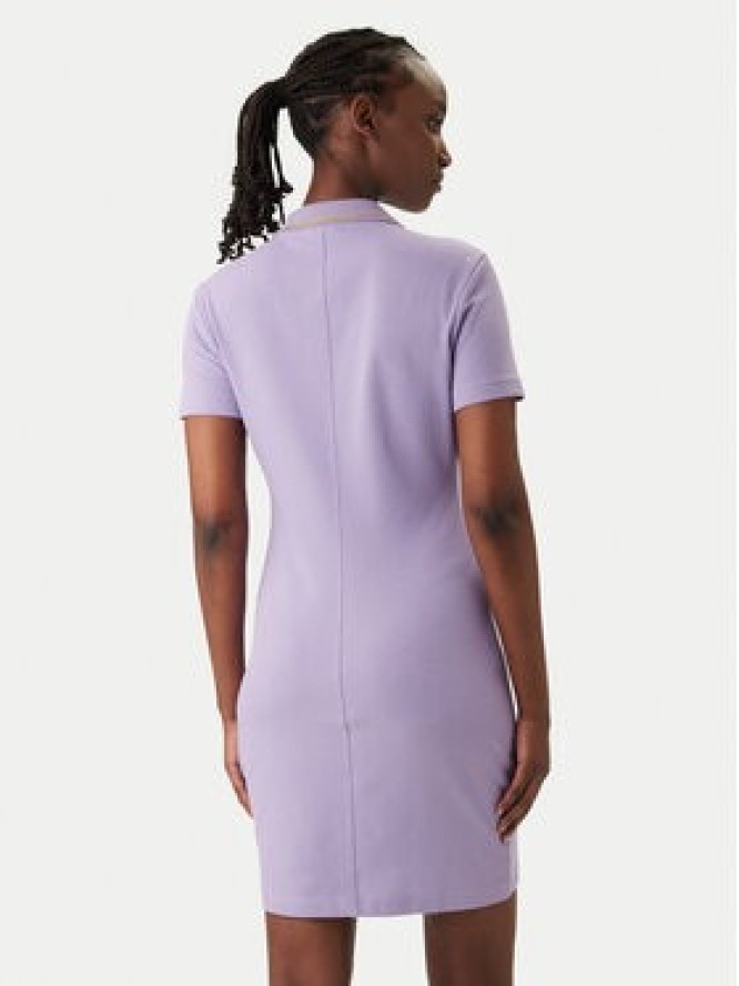 Versace Jeans Couture Sukienka codzienna 80HAOT03 CJ01T Fioletowy Slim Fit