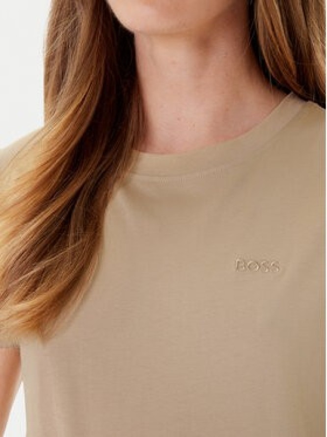 BOSS T-Shirt C_Esogo_1 50506973 Beżowy Slim Fit