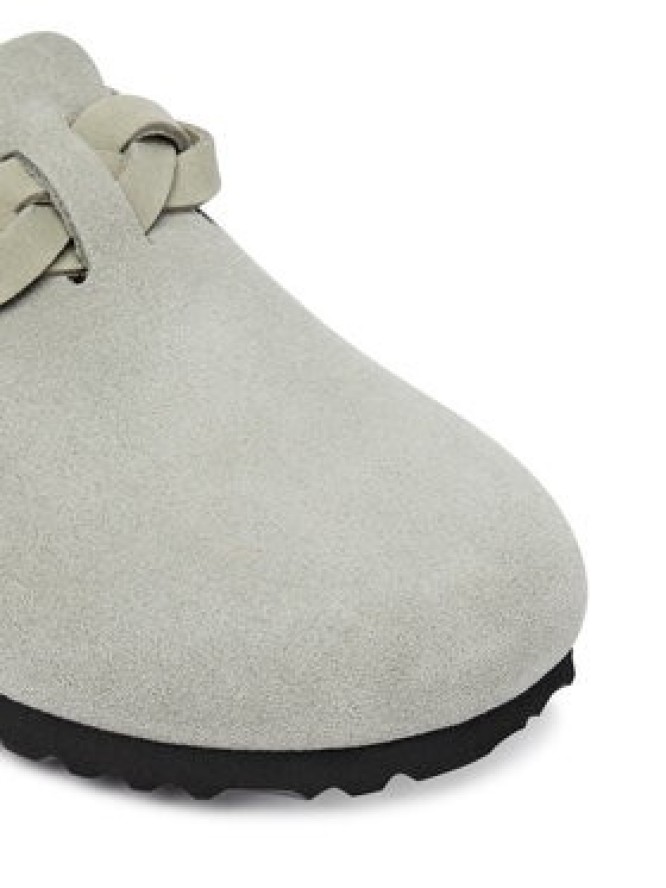 Birkenstock Klapki Boston Braided 1032933 Szary jasny