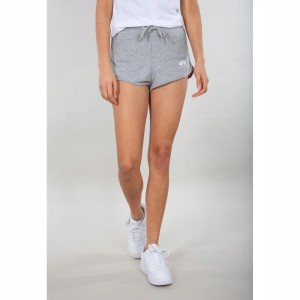 DAMSKIE SPODENKI DRESOWE ALPHA BASIC SHORT DO POŁOWY UDA KOLOR SZARY
