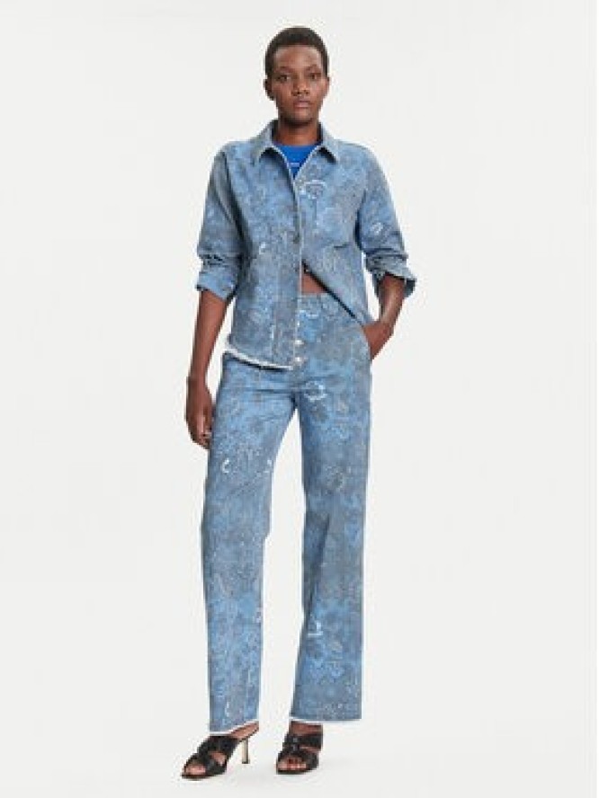 Desigual Jeansy Pasley 25WWPW01 Niebieski Straight Fit
