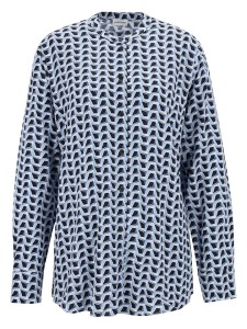 Gerry Weber Bluzka w kolorze błękitno-czarnym rozmiar: 44