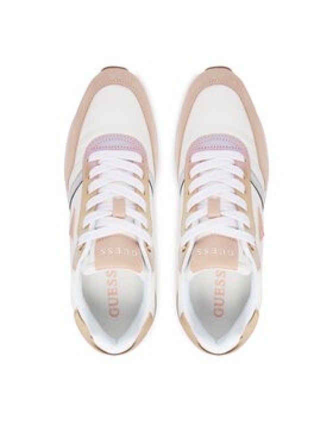 Guess Sneakersy FLPEAG FAB12 Écru