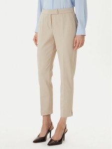 BOSS Spodnie materiałowe Tapria 50556341 Beżowy Slim Fit