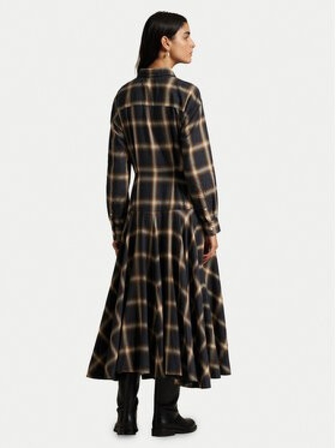 Polo Ralph Lauren Sukienka koszulowa 211A12167001 Brązowy A-Line Fit