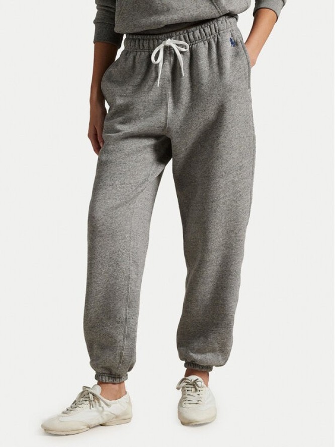 Polo Ralph Lauren Spodnie dresowe Prl Flc Pnt 211943009004 Szary Regular Fit