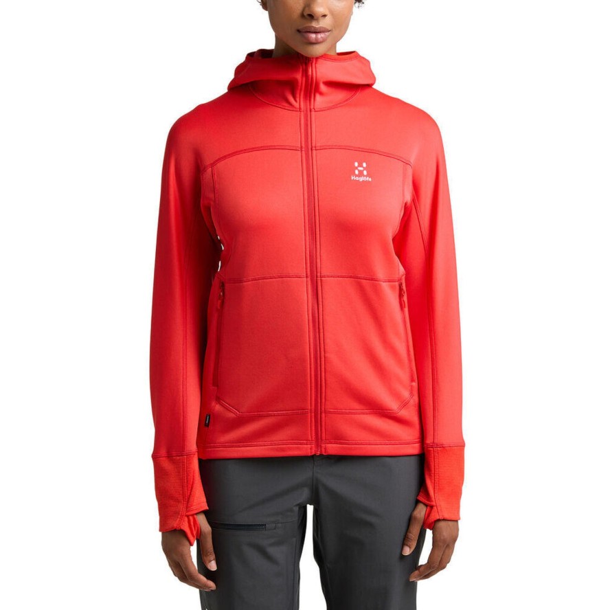 Damska Turystyka Bluza z Kapturem Lekka Oddychająca Haglöfs Betula Hood