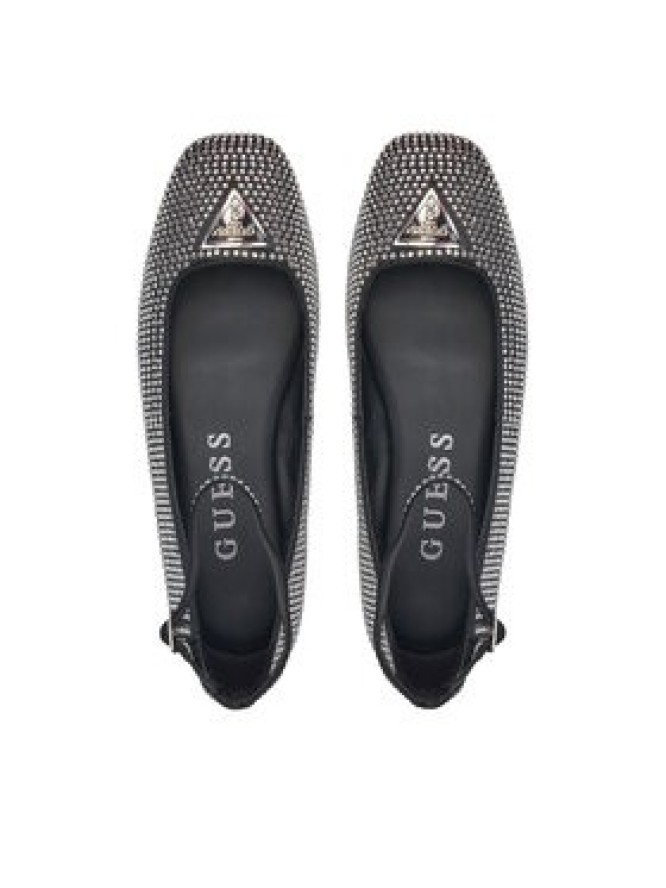 Guess Baleriny FLPLVS SAT02 Czarny