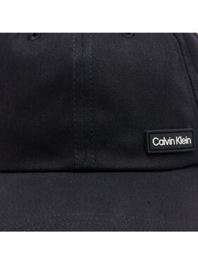 Calvin Klein Czapka z daszkiem Elevated Patch K50K510487 Czarny