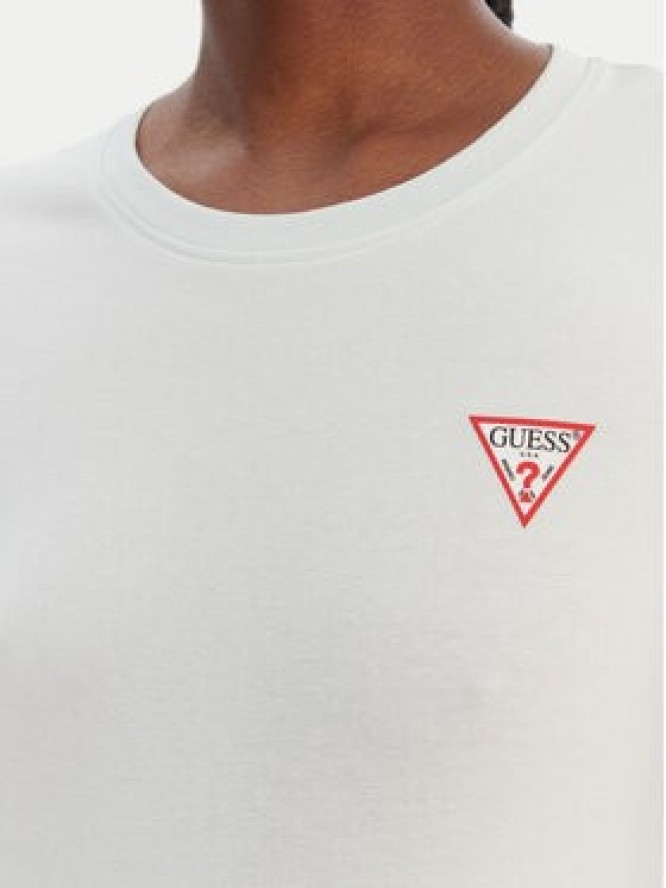 Guess T-Shirt W2YI44 J1314 Zielony Regular Fit