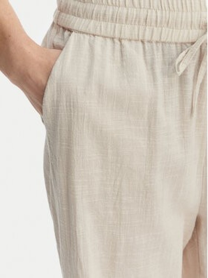 ONLY Spodnie materiałowe Tizana 15319090 Beżowy Regular Fit