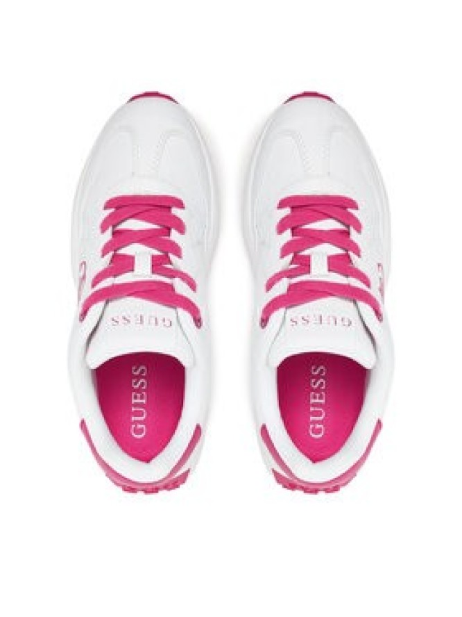 Guess Sneakersy FLPLUC ELE12 Biały