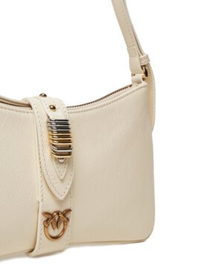 PINKO Torebka Arthemis Shoulder Mini . AI 24-25 PLTT 103512 A29V Écru
