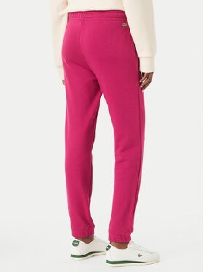 Lacoste Spodnie dresowe XF5268 Różowy ciemny Regular Fit