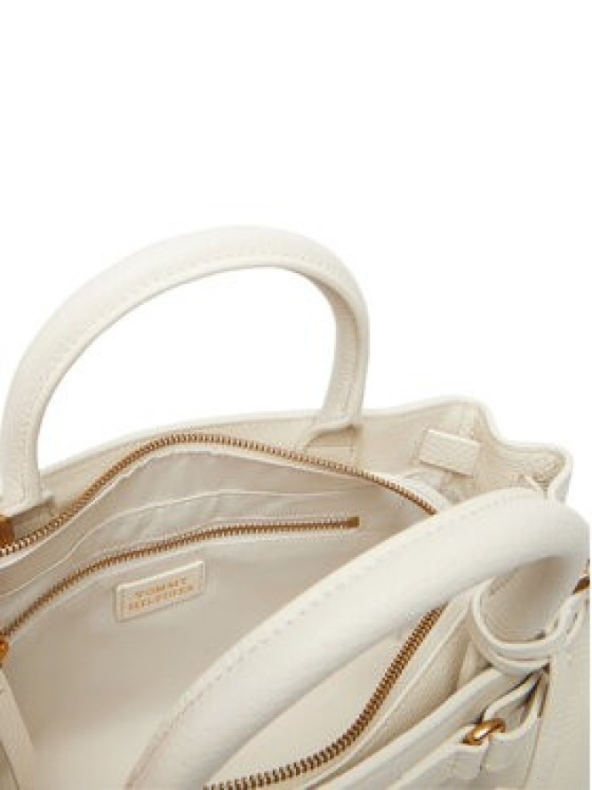 Tommy Hilfiger Torebka American Icon Mini Tote Leather AW0AW17926 Beżowy