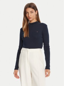 Tommy Hilfiger Sweter Cody WW0WW47307 Granatowy Slim Fit