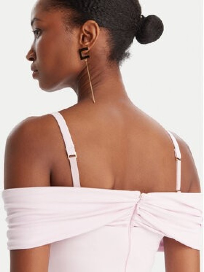 Elisabetta Franchi Sukienka wieczorowa AB-R08-51E2-V800 Różowy Regular Fit