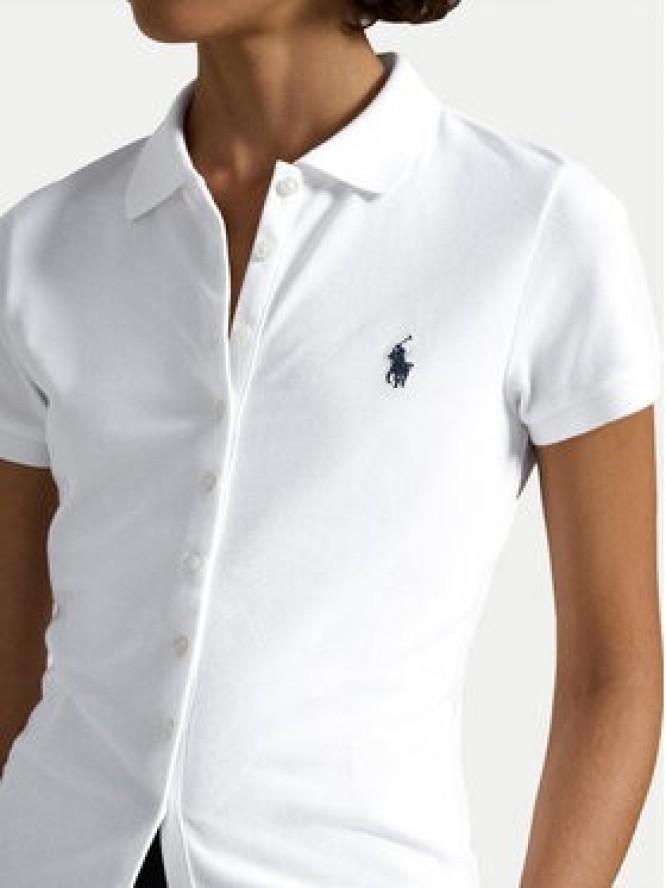 Polo Ralph Lauren Koszula 211939272002 Biały Slim Fit