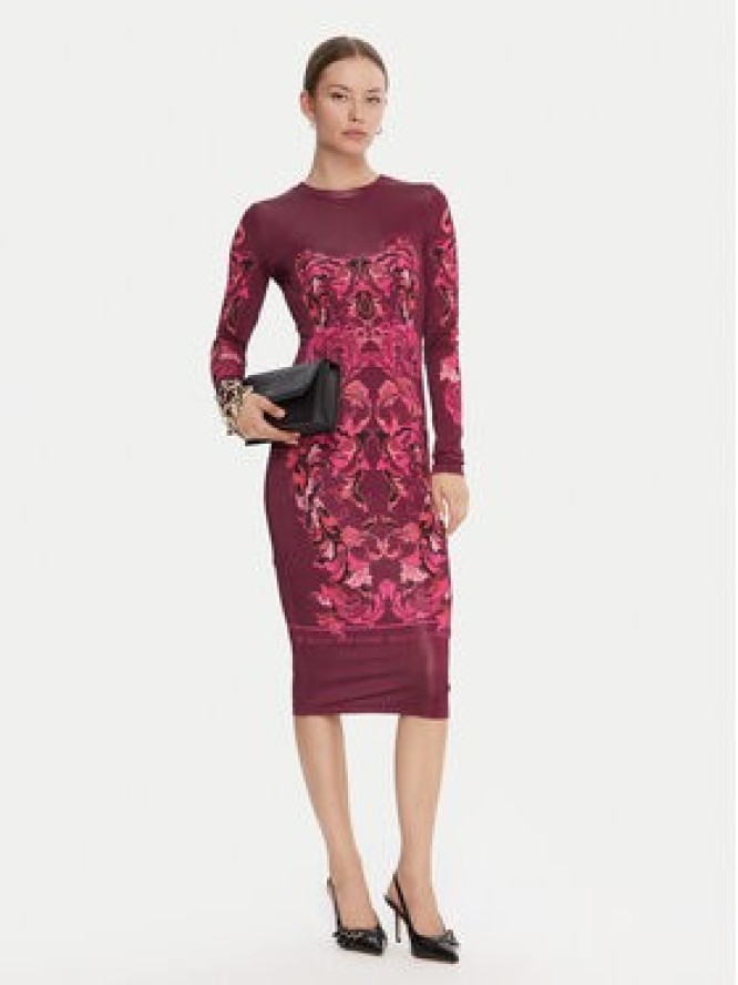 Versace Jeans Couture Sukienka codzienna 79HAO9P0 JS524 Fioletowy Slim Fit