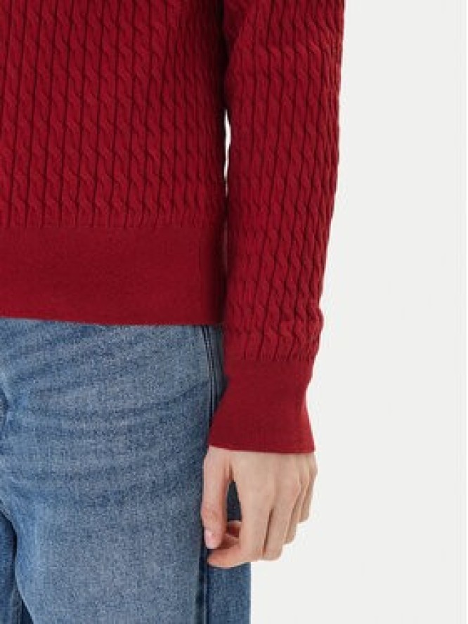 Tommy Hilfiger Sweter Fine WW0WW44993 Czerwony Regular Fit