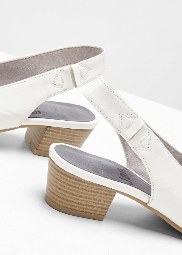 Czółenka Jana z paskiem na pięcie, wygodna tęgość