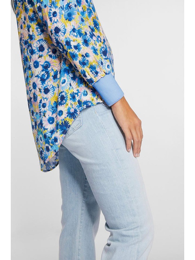 Rich & Royal Bluzka w kolorze niebieskim ze wzorem rozmiar: 42