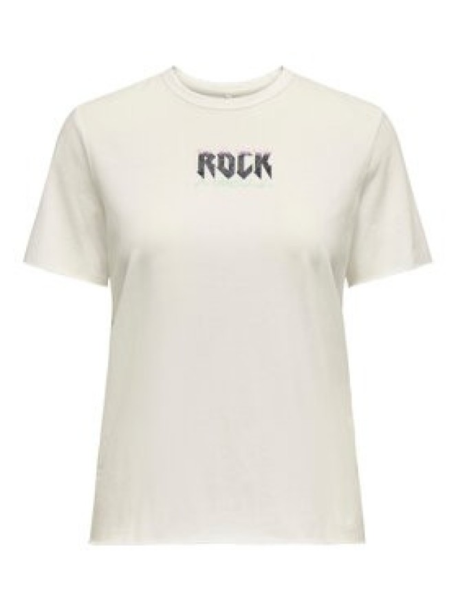 ONLY T-Shirt Lucy 15307412 Écru Regular Fit