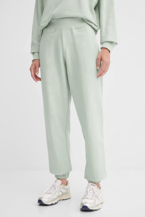 GUESS Zielone spodnie dresowe damskie Primula, Rozmiar XS