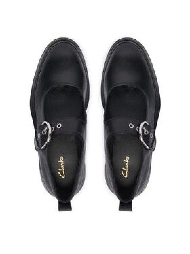 Clarks Półbuty Previa Bar 26329410 Czarny