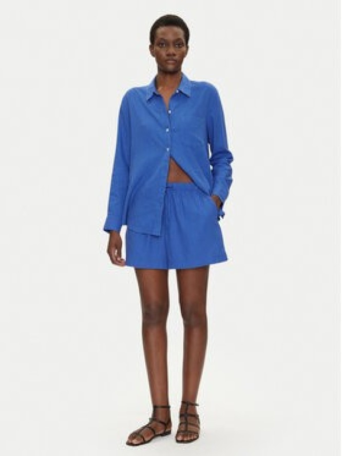 Gap Szorty materiałowe 713386-04 Niebieski Regular Fit