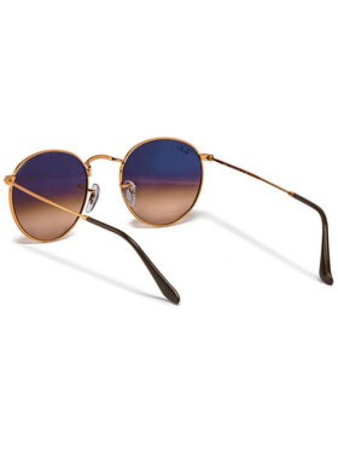 Ray-Ban Okulary przeciwsłoneczne Round Metal 0RB3447 9001A5 Brązowy