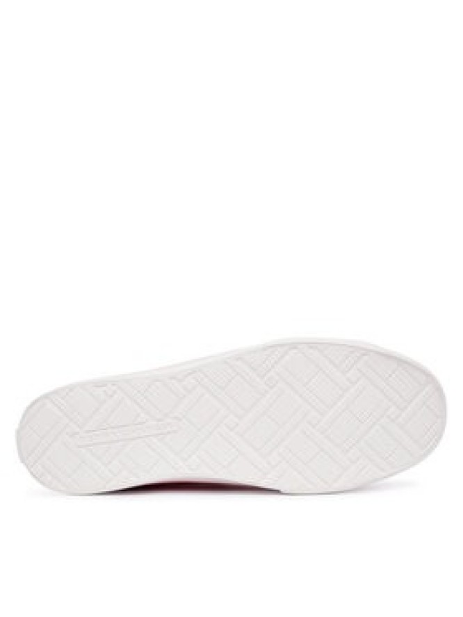 Tommy Hilfiger Tenisówki Th Low Vulc FW0FW09390 Czerwony