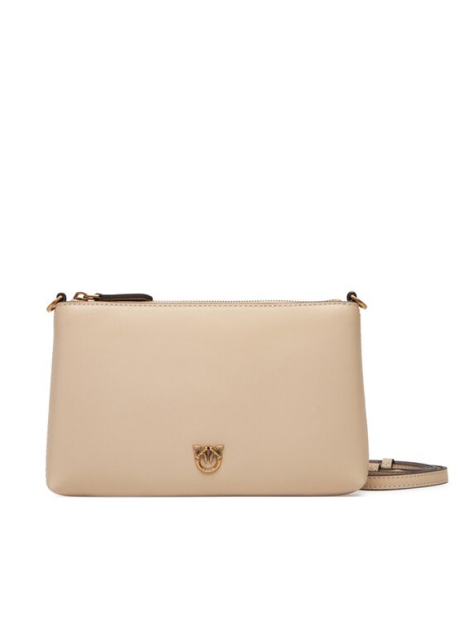 PINKO Torebka Flat Horizontal Mini AI 25-26 104277 A0F1 Beżowy